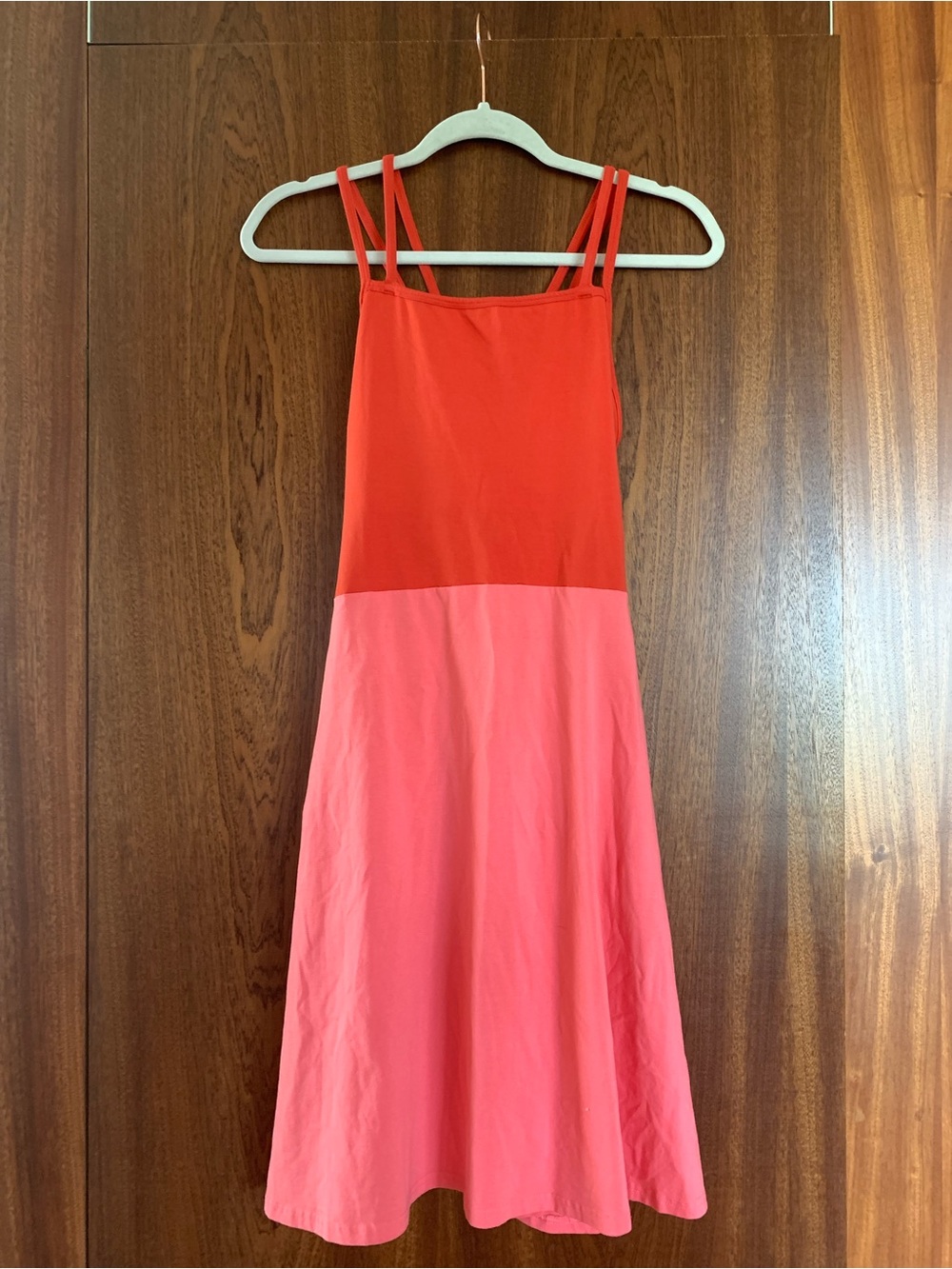 Pact Athleisure Women’s Two-Tone Pink Slip Dress
